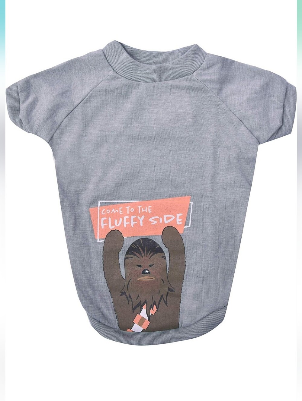 Dogs' Grey 'Fluffy Side' Chewbacca Graphic Tee